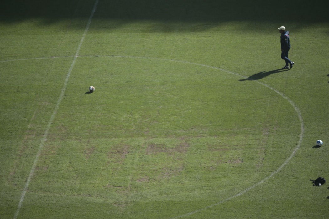 Estadio Azteca en el entrenamiento a puerta abierta del América