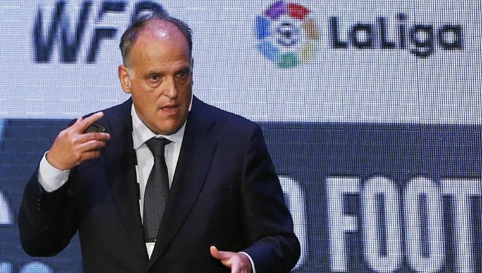 Tebas, en conferencia de prensa