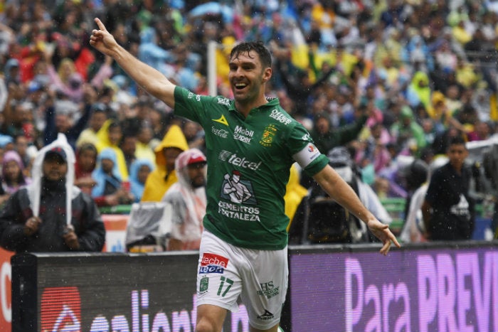 Boselli, en un partido del León