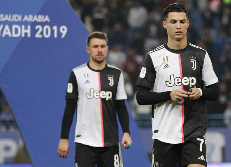 Cristiano tras perder la Final de la Supercopa de Italia 