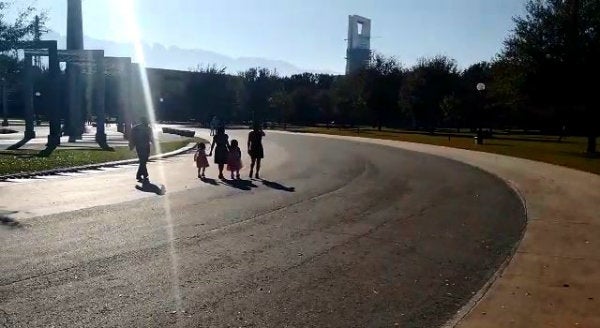 Parque Fundidora el miércoles 25 de diciembre por la mañana