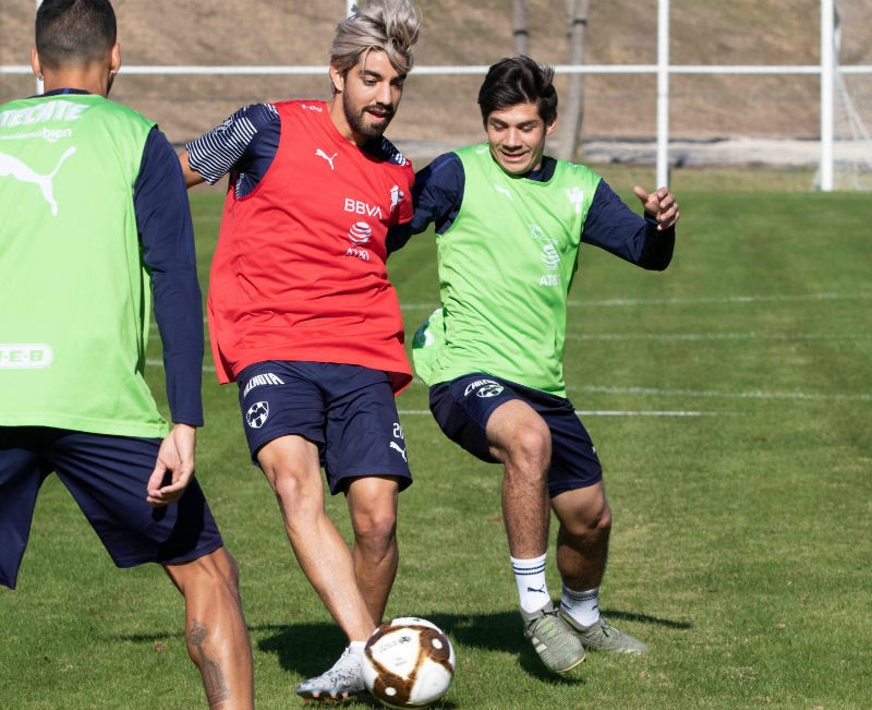 Entrenamiento de Rayados previo a la Final ante América