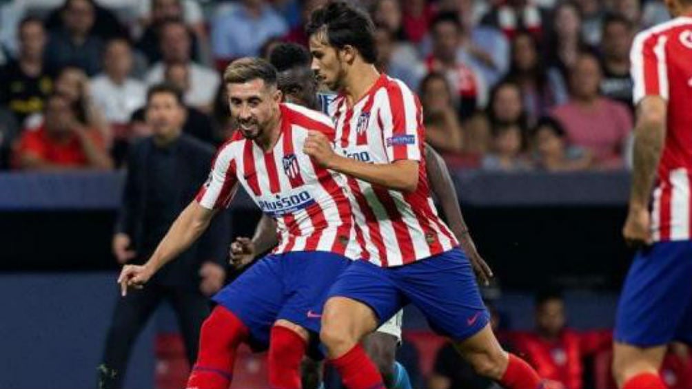 Héctor Herrera, en un partido con el Atlético 