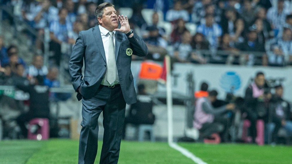 Miguel Herrera, durante la Final de Ida ante Monterrey