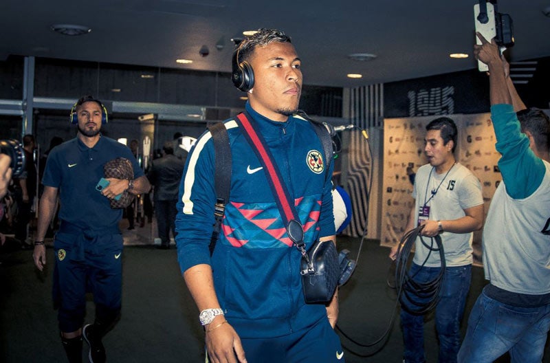 Roger Martínez a su llegada a la casa de Rayados 