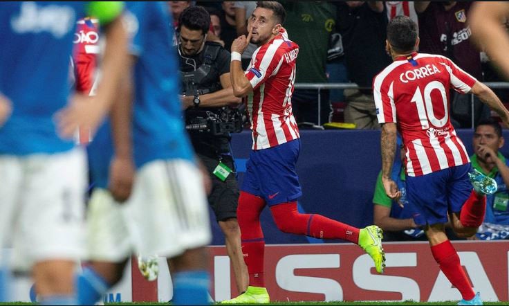 Hector celebra su gol ante la Juventus