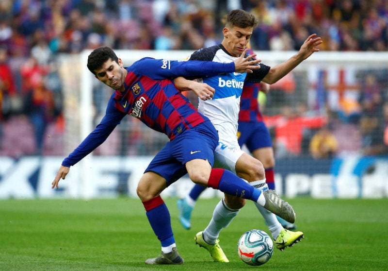 Aleñá en partido de La Liga