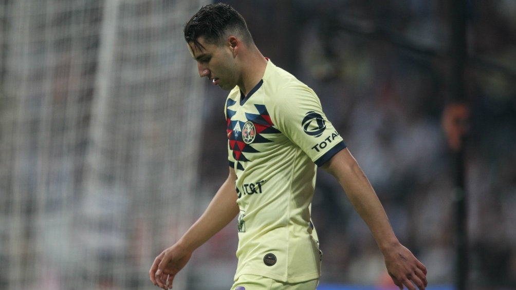 Jorge Sánchez durante el juego vs Rayados