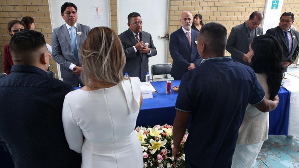 Boda que se realizó dentro de un Reclusorio 