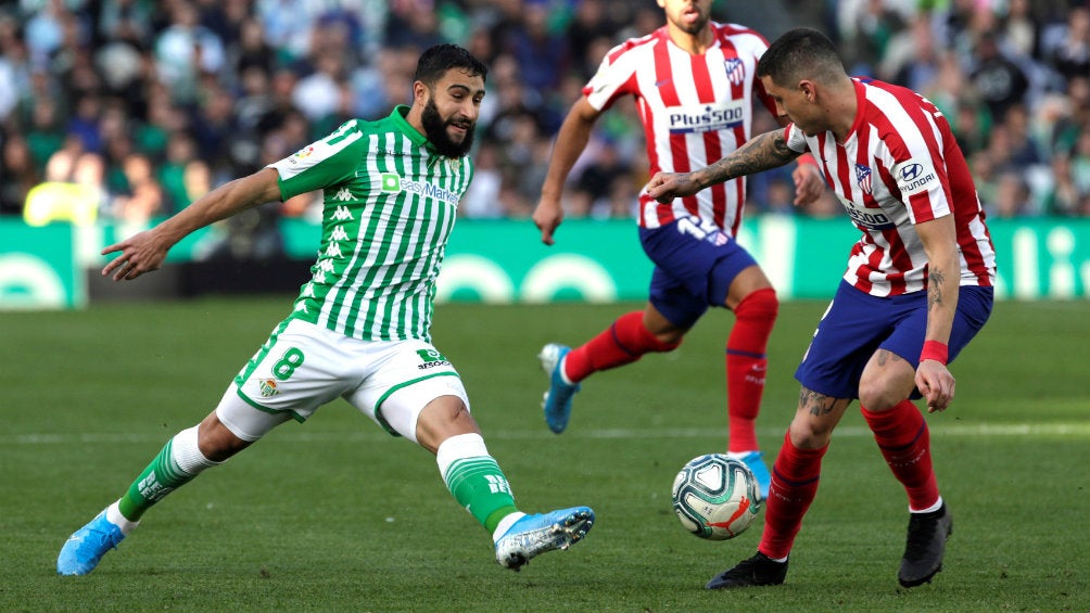 Nabil Fekir en el partido entre Real Betis y Atlético de Madrid