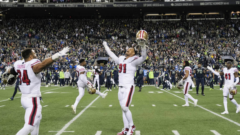 San Francisco festeja el triunfo agónico sobre Seahawks 