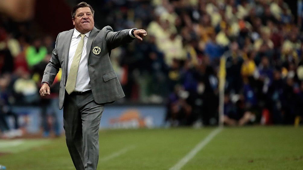 Piojo, durante la Final ante Rayados