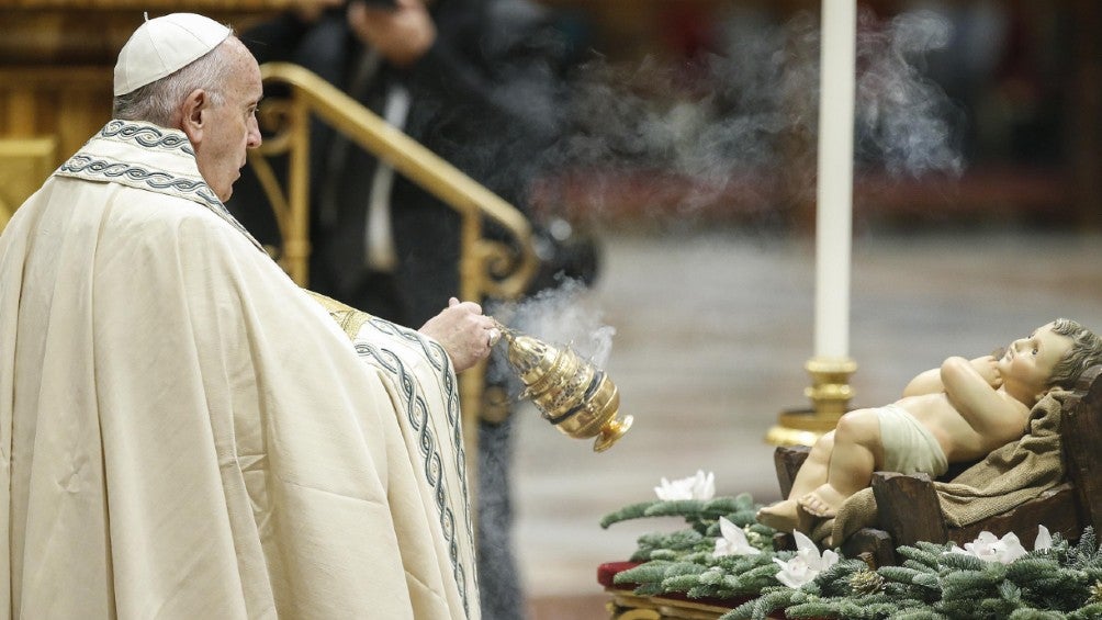 Papa Francisco en la basílica de San Pedro