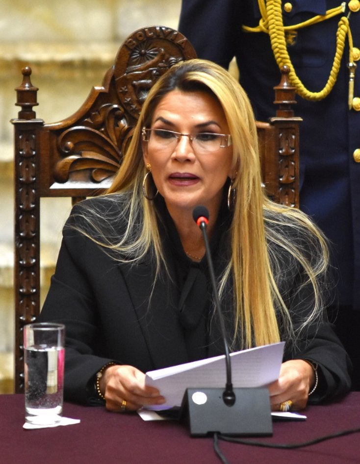 Jeanine Áñez, Presidenta interina de Bolivia