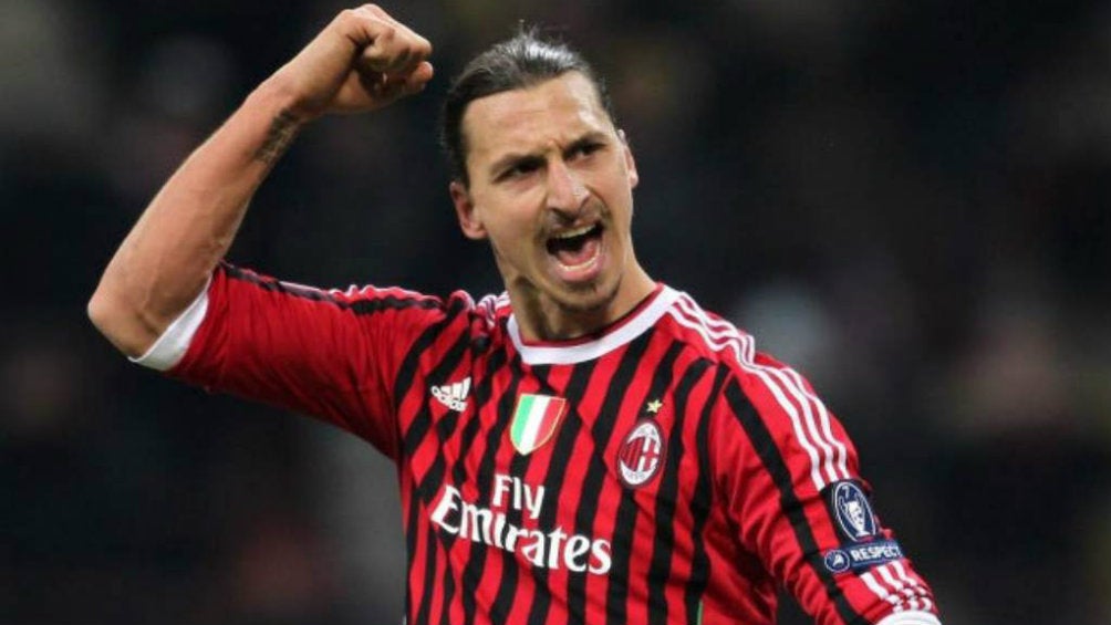 Zlatan en su primera etapa con el Milan