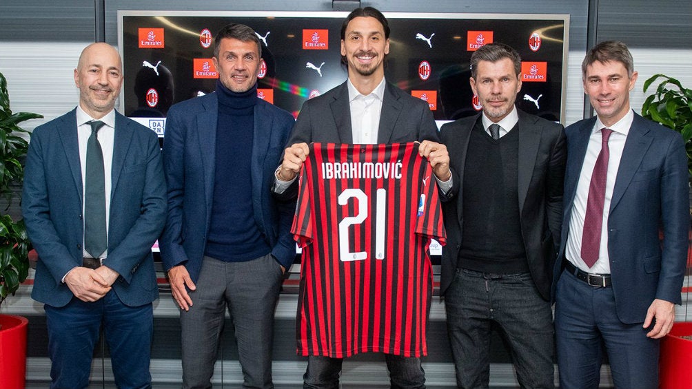 Presentación de Zlatan Ibrahimovic con el AC Milan