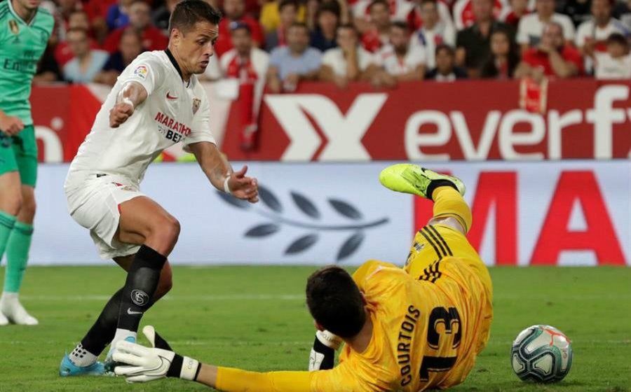 El delantero en partido ante el Real Madrid