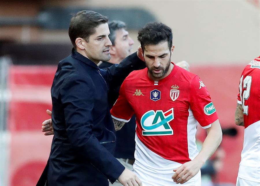 Robert Moreno y Falcao durante juego de Mónaco