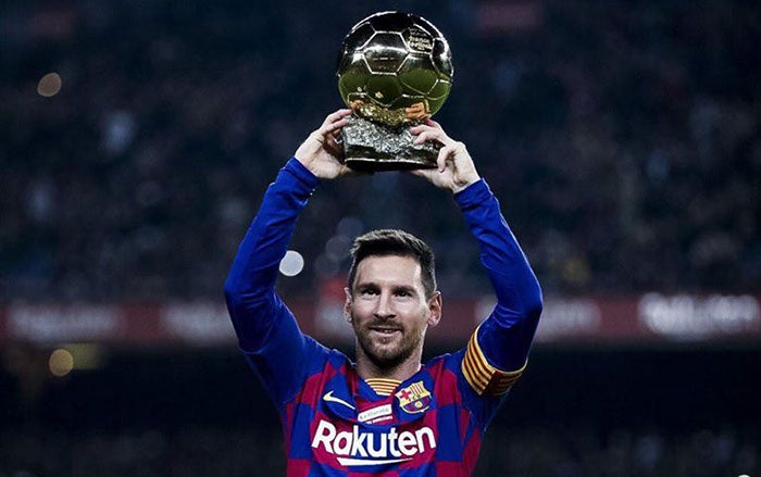 Messi, con el Balón de Oro