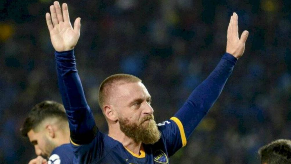 De Rossi, en un partido del Boca Juniors