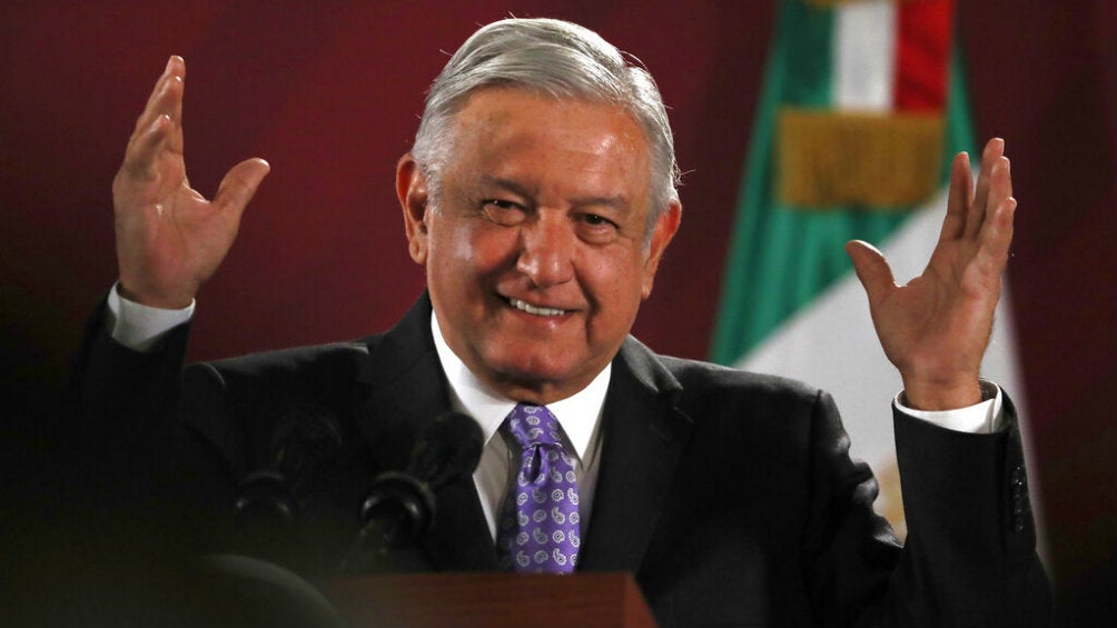 López Obrador, durante un discurso mañanero