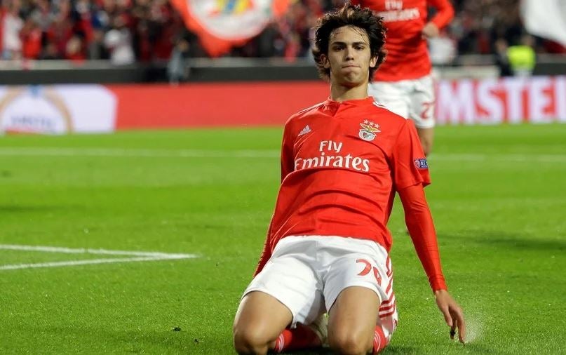 Félix, en su etapa con el Benfica