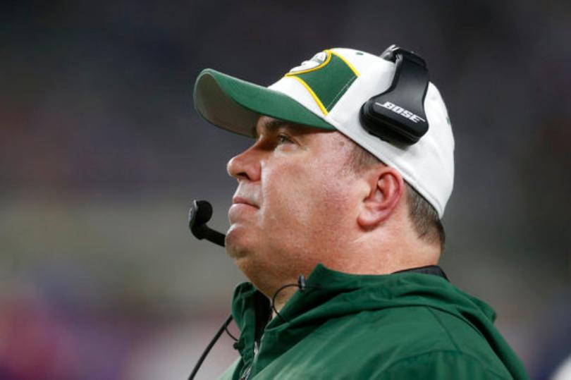 Mike McCarthy, en un partido de los Packers