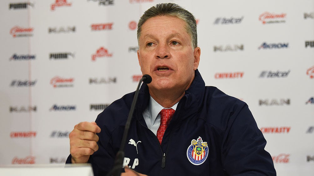 Ricardo Peláez, en conferencia de Chivas