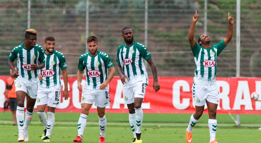 Jugadores del Vitória de Setúbal celebrando