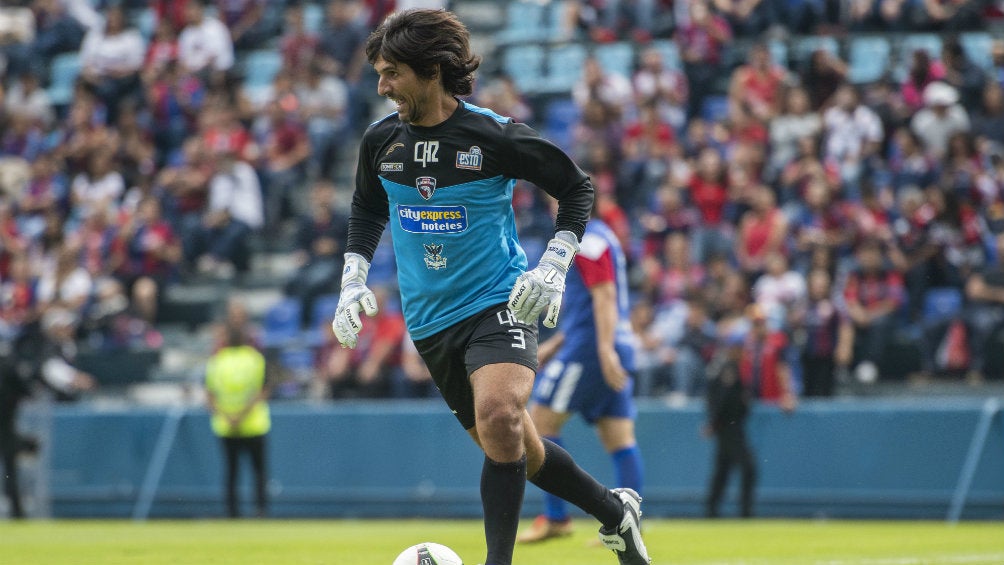 Federico Vilar durante un juego de leyendas del Atlante