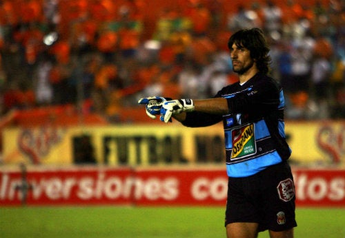 Federico Vilar durante un partido de Morelia