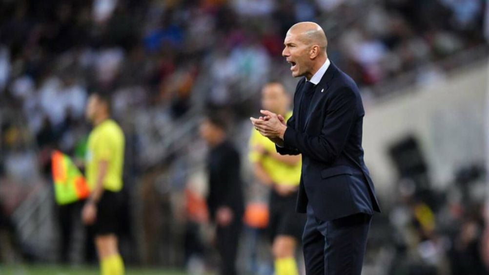 Zidane, en el partido ante Atlético