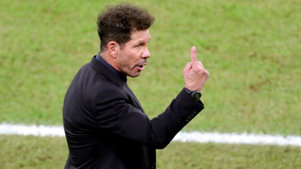 Diego Pablo Simeone en la Supercopa de España