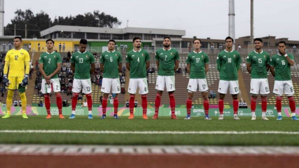 Selección Mexicana previo a un partido