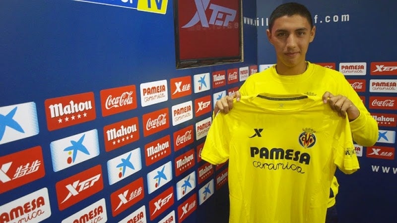 Leonardo Suárez, en su presentación con el Villarreal