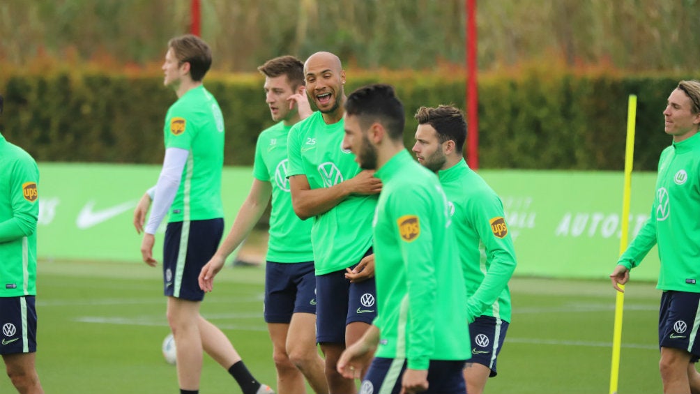 Jugadores del Wolfsburgo durante un entrenamiento