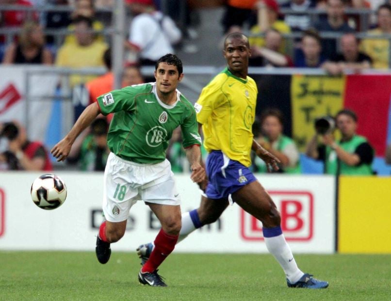 Chava Carmona, durante un juego contra Brasil