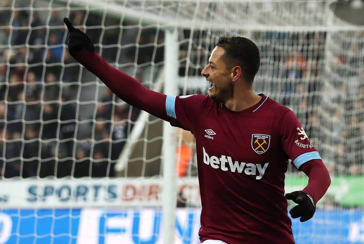 Hernández, en su paso en el West Ham