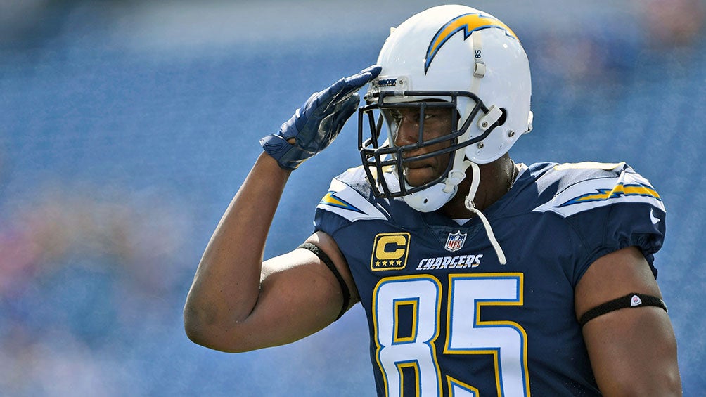 Antonio Gates, ala cerrada de los Chargers