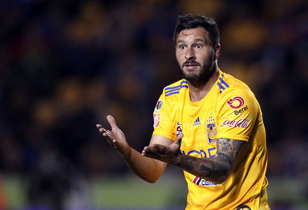 André Pierre Gignac en el partido vs Atlético de San Luis