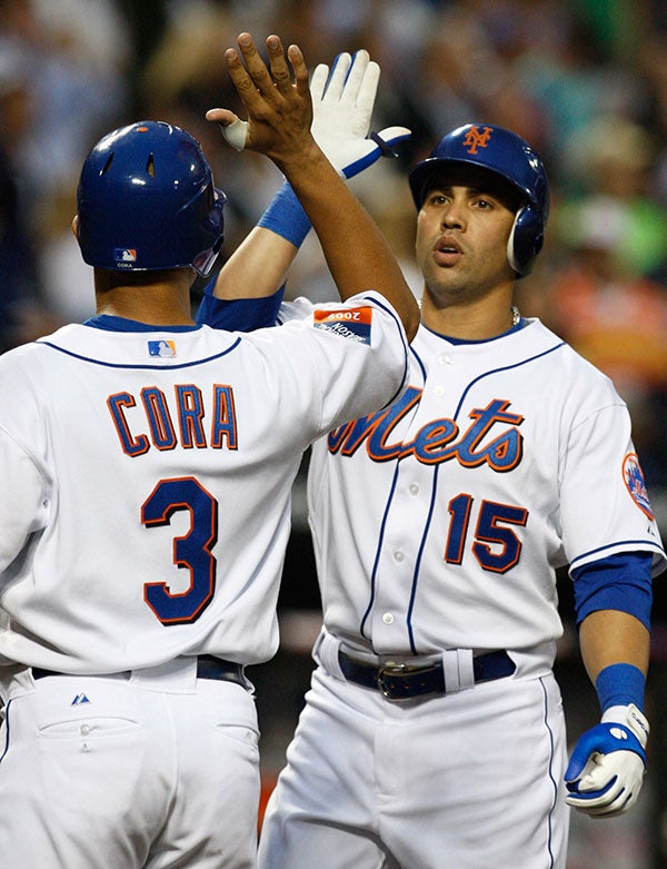 Beltrán y Cora, en su época como jugadores de los Mets