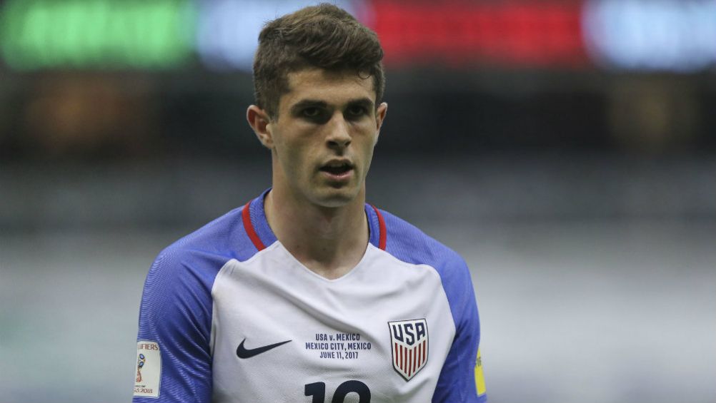 Christian Pulisic en acción con la selección de Estados Unidos