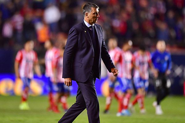 Siboldi al final del partido contra Atlético San Luis