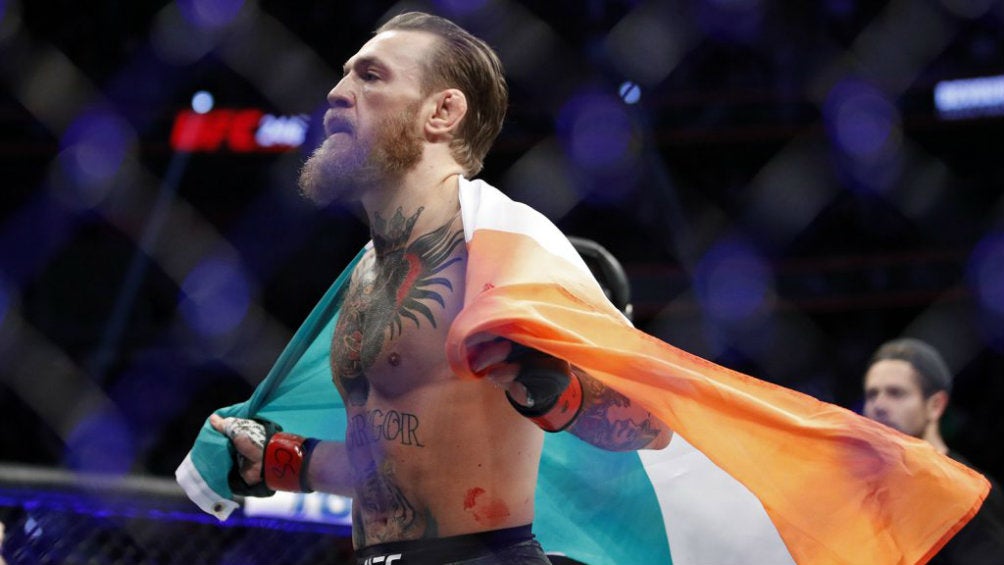 MCGregor en pelea de la UFC