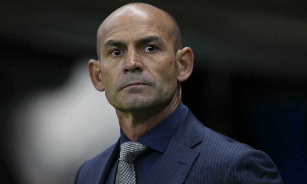 Paco Jémez durante un partido con Cruz Azul