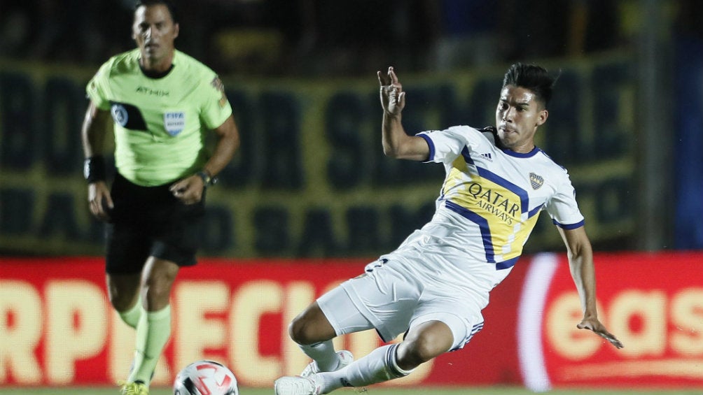 Pol Fernández en su regreso a Boca Jrs.