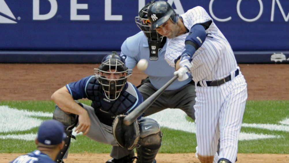 Derek Jeter, durante un partido