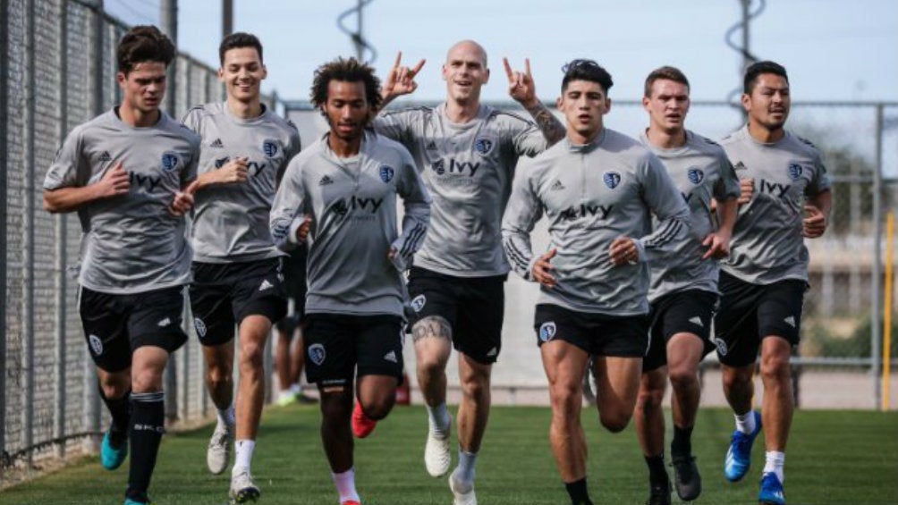 Entrenamiento de Sporting Kansas City