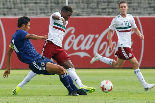 Joao Maleck durante un juego de Selecciones Menores