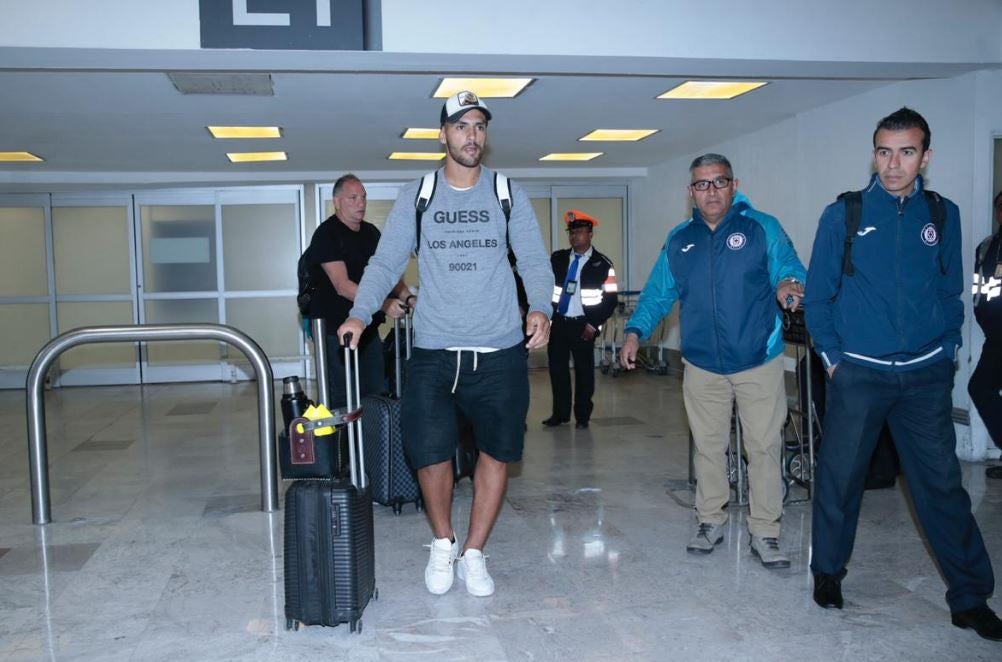 Passerini, a su llegada a la Ciudad de México